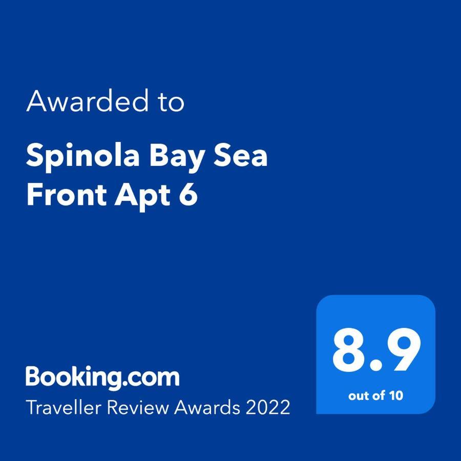 Spinola Bay Sea Front Apt 6 Saint Julian's Dış mekan fotoğraf
